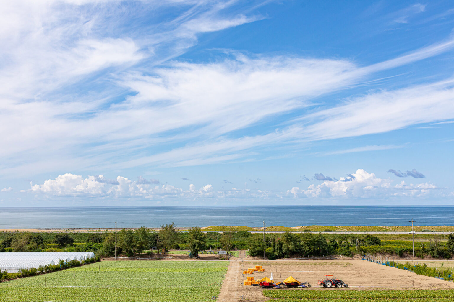 石川県から見える爽快な日本海